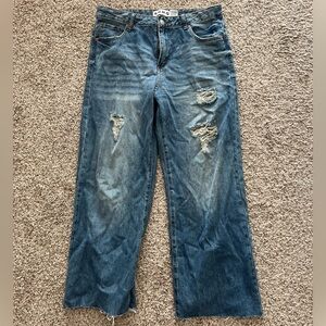 S.O.N.G. Low Rise Wide Leg Jeans Juniors Women Size 29/9